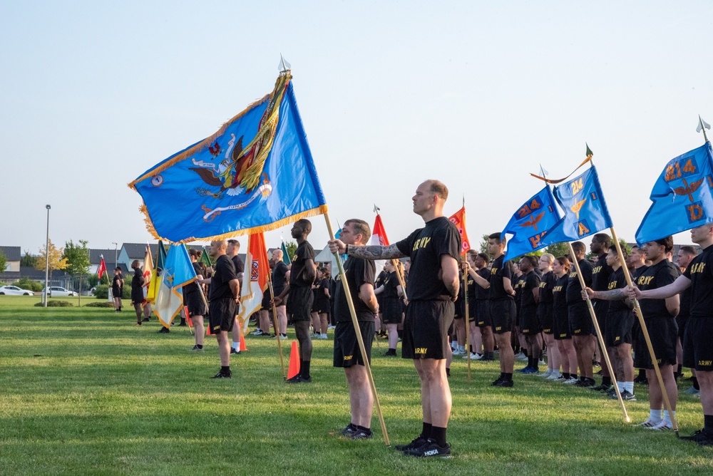 USAG Wiesbaden honors Army’s 250th anniversary with post run