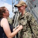 Vice Admiral Brendan McLane Visits USS Shiloh (CG 67)