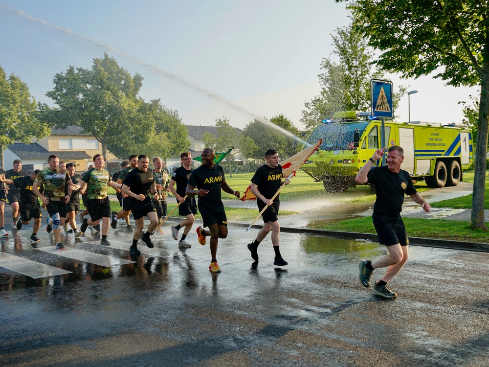 USAG Wiesbaden honors Army’s 250th anniversary with post run