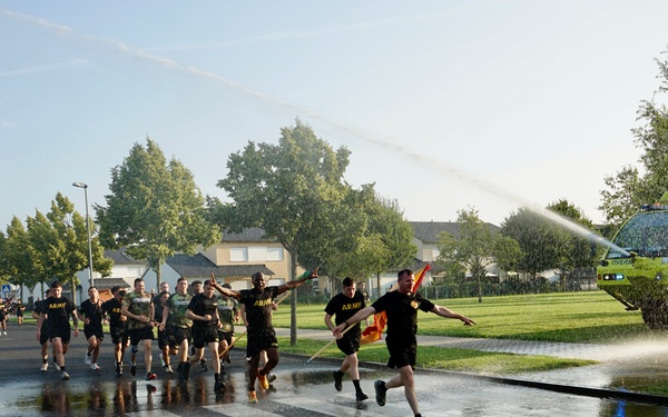USAG Wiesbaden honors Army’s 250th anniversary with post run
