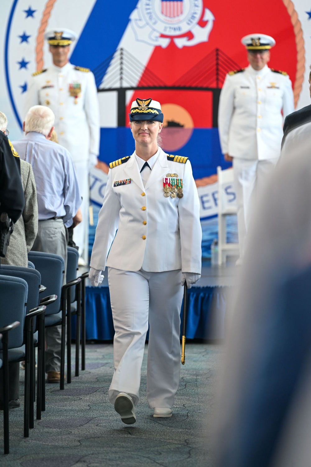 Coast Guard Sector St. Petersburg holds change of command ceremony at Port Tampa Bay