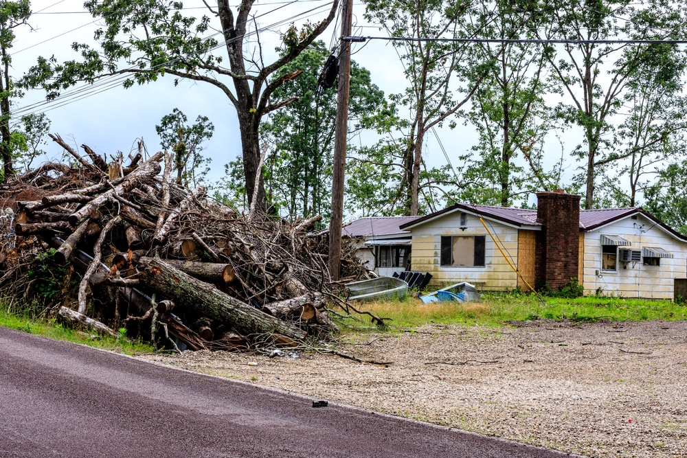 Tornado Damage in Reynolds County, Missouri