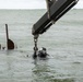 U.S. Navy Divers, Latvian Divers Remove Pylons During BALTOPS 25