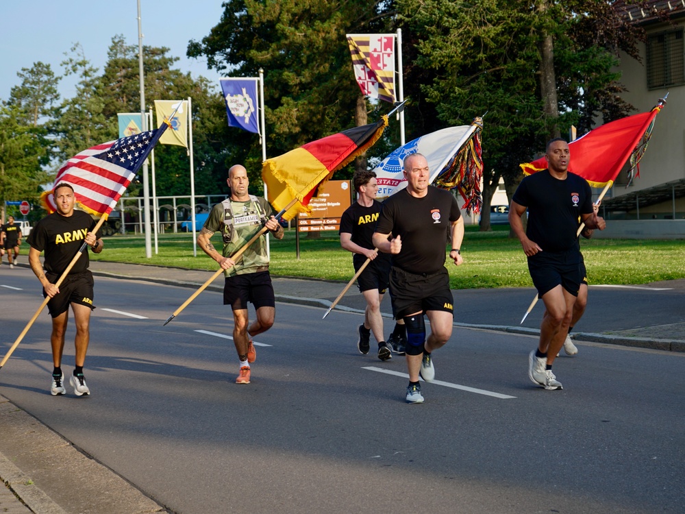 USAG Wiesbaden honors Army’s 250th anniversary with post run