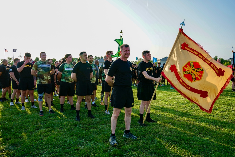 USAG Wiesbaden honors Army’s 250th anniversary with post run