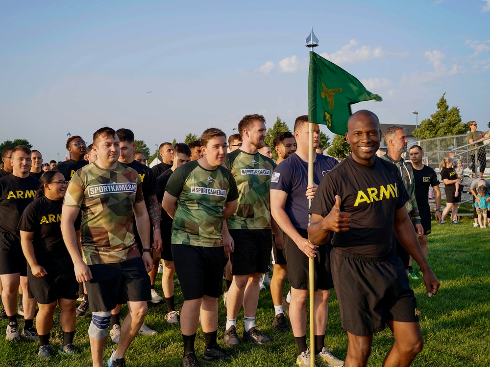 USAG Wiesbaden honors Army’s 250th anniversary with post run