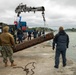 U.S. Navy Divers, Latvian Divers Remove Pylons During BALTOPS 25