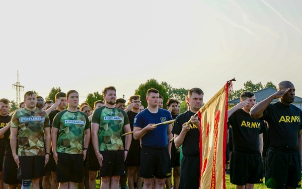 USAG Wiesbaden honors Army’s 250th anniversary with post run