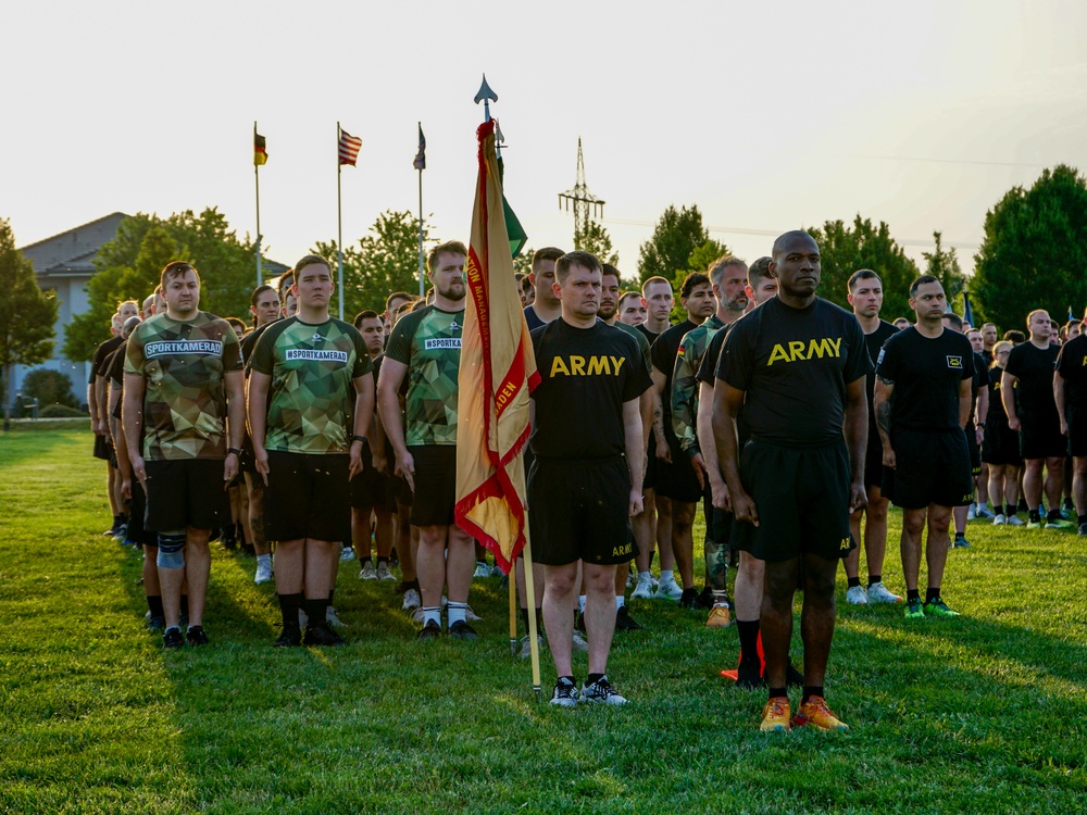 USAG Wiesbaden honors Army’s 250th anniversary with post run
