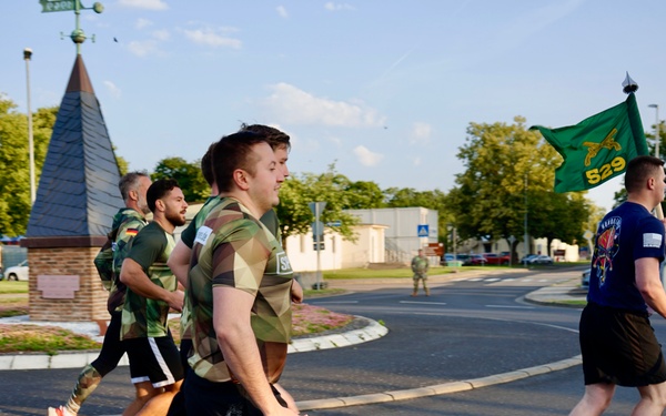 USAG Wiesbaden honors Army’s 250th anniversary with post run