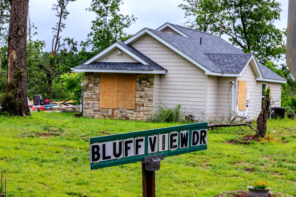 Tornado Damage in Reynolds County, Missouri