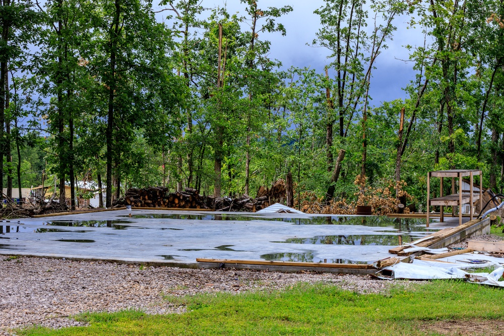 Tornado Damage in Reynolds County, Missouri