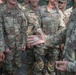 Chief of Staff of the Army visits Soldiers preparing for the 250th Army Birthday Parade