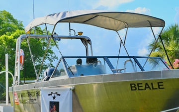 U.S. Army Corps of Engineers dedicates vessel to a Georgia Guardsman