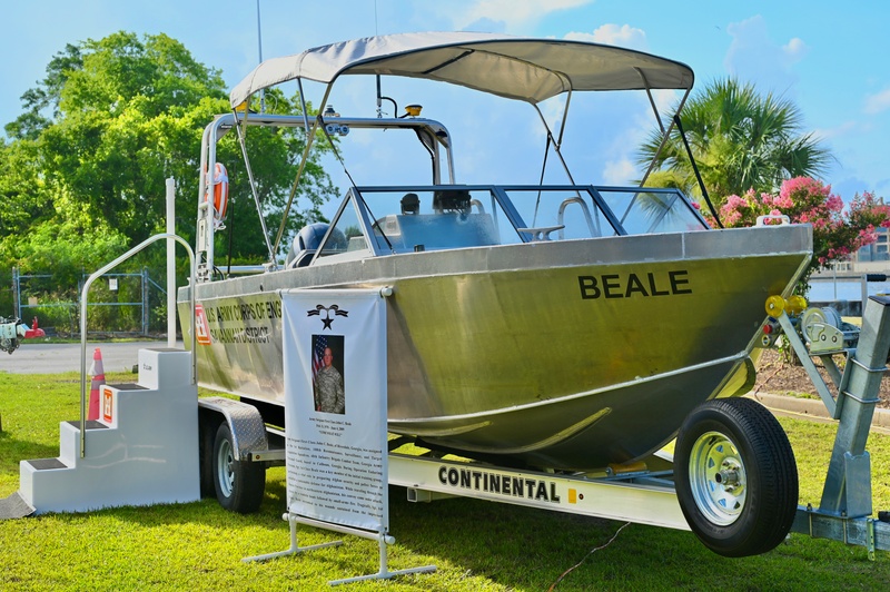 U.S. Army Corps of Engineers dedicates vessel to a Georgia Guardsman