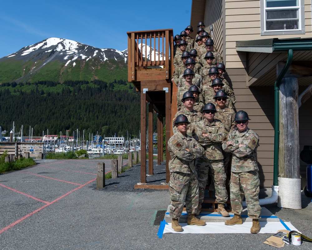 141st Civil Engineer Squadron support Seward Military Resort renovation