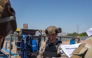 U.S. Marines Conduct Mobile Elevated Work Platform Training for U.S. Soldiers