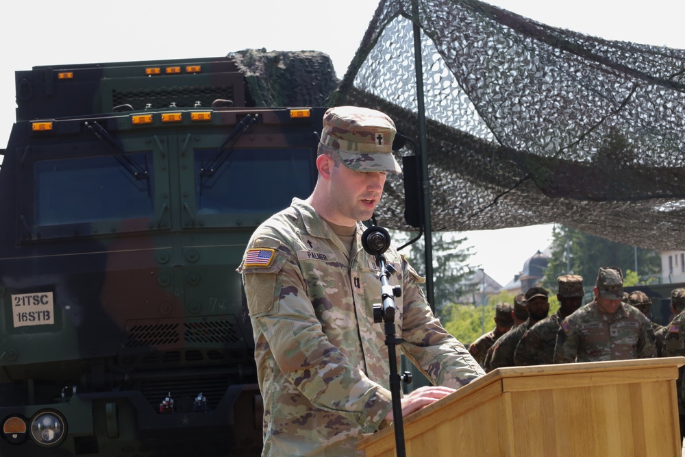 HHC, 16th STB, 16th Sustainment Brigade Change of Command Ceremony