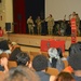 Soldiers and Army musicians celebrate Army 250th Birthday with students