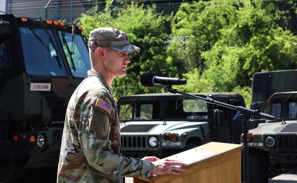 HHC, 16th STB, 16th Sustainment Brigade Change of Command Ceremony