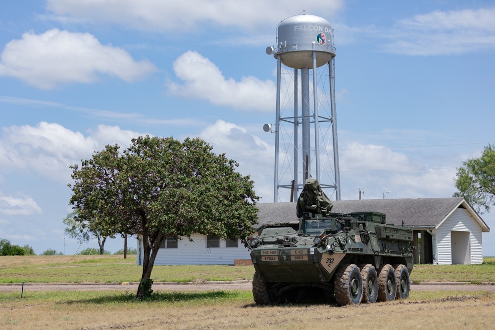2nd Stryker Brigade Combat Team deploys to Falcon Heights to support southern border mission