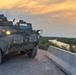 1-41 Infantry Regiment use Stryker armored vehicles to help support southern border mission