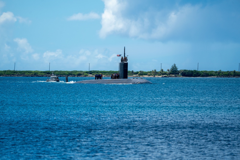 USS Annapolis (SSN 760) Returns to Naval Base Guam