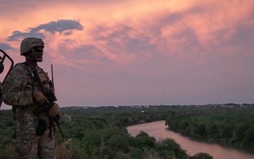 1-41 Infantry Regiment deploys Strykers to support U.S. Border Patrol in Rio Grande City