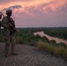 1-41 Infantry Regiment use Stryker armored vehicles to help support southern border mission