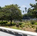 U.S. Marines, California Army National Guard stand watch at federal building