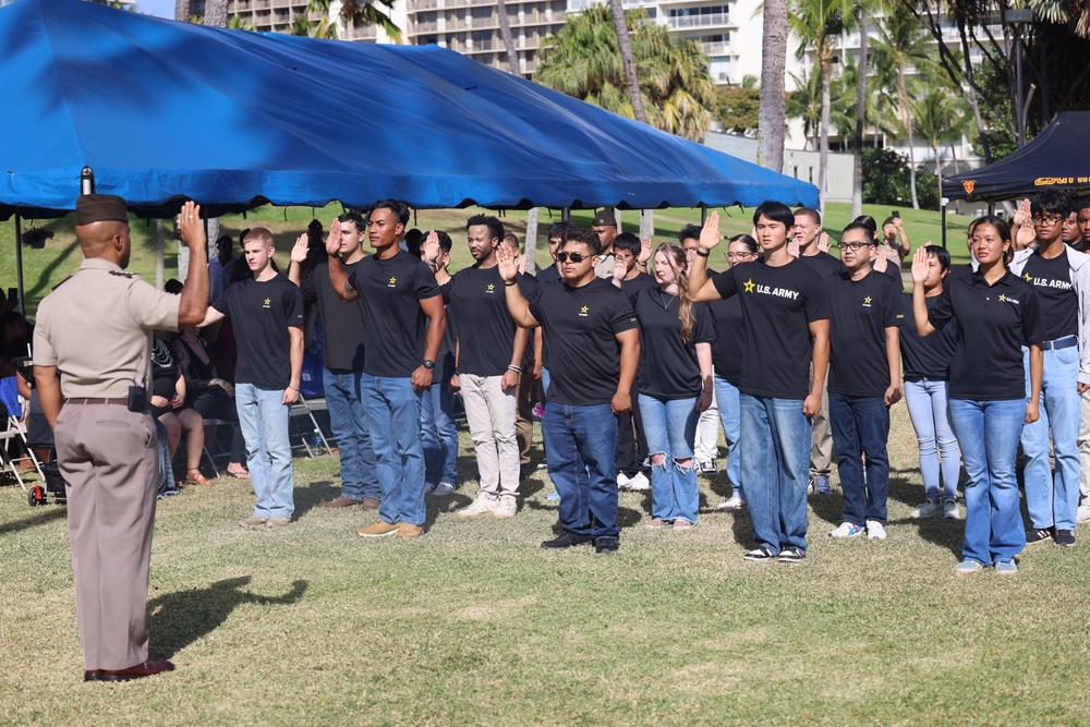 Future Soldiers Take Oath