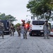 California National Guard Soldiers provide protection for federal law enforcement