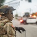 California National Guard Soldiers provide protection for federal law enforcement in federal operation