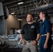 Father and Daughter Reunited Aboard the USS Nimitz