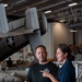 Father and Daughter Reunited Aboard the USS Nimitz
