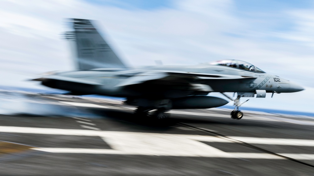 George Washington Conducts Flight Operations