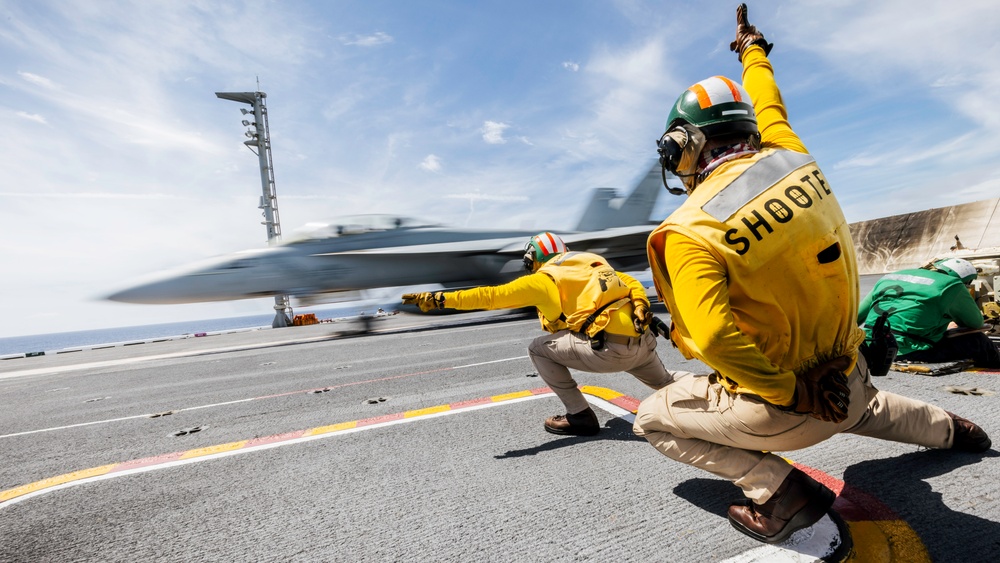 George Washington Conducts Flight Operations