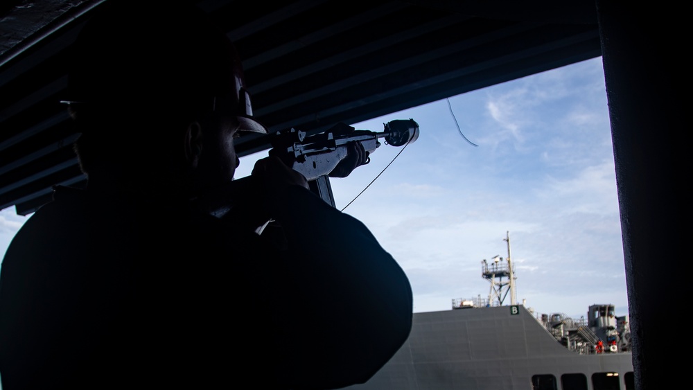 Nimitz Conducts a Replenishment-at-Sea