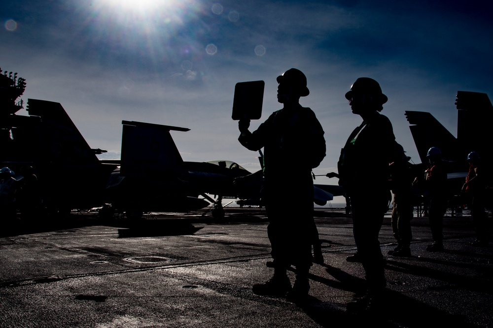 Nimitz Conducts a Replenishment-at-Sea