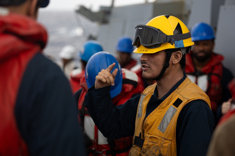 Curtis Wilbur Conduct Underway Replenishment