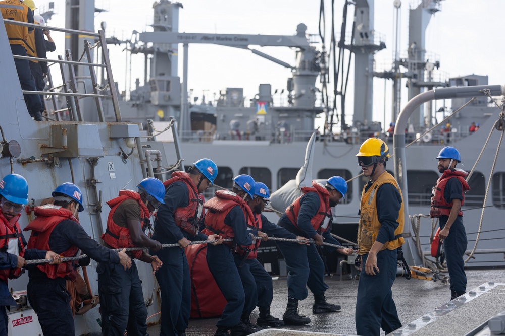 Curtis Wilbur Conduct Underway Replenishment