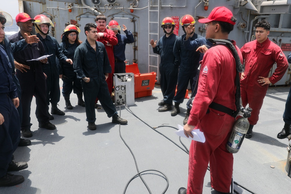 USS Princeton conducts operations in the U.S. Central Command area of responsibility as part of the Carl Vinson Carrier Strike Group