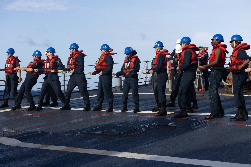 Curtis Wilbur Conduct Underway Replenishment