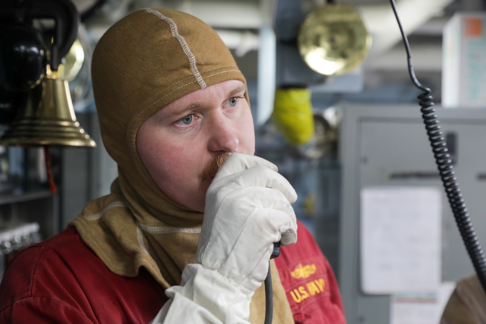 USS Princeton conducts operations in the U.S. Central Command area of responsibility as part of the Carl Vinson Carrier Strike Group