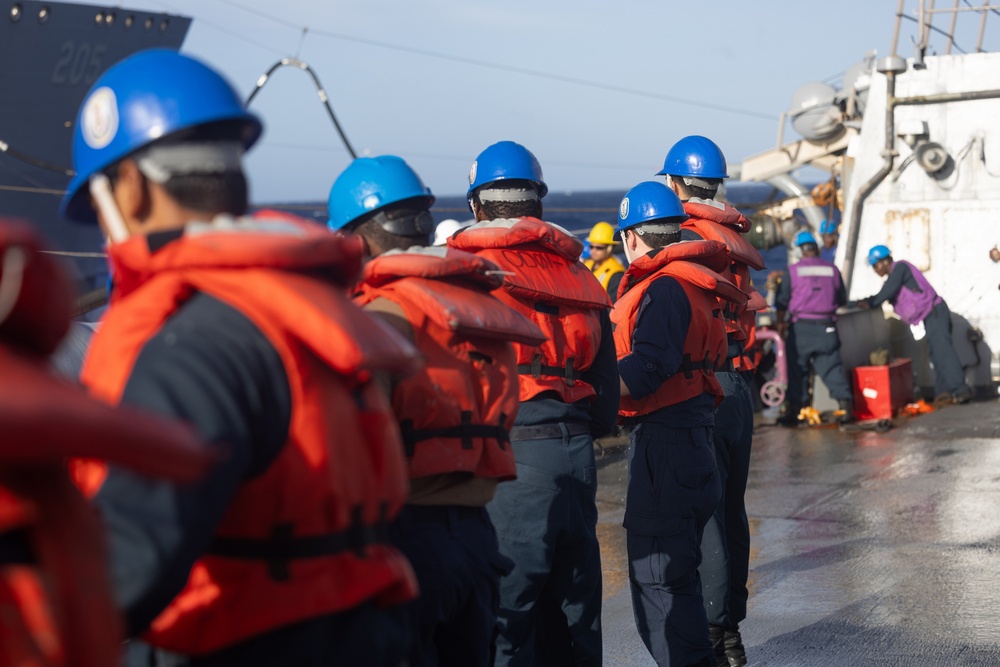 Curtis Wilbur Conduct Underway Replenishment
