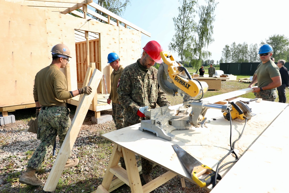 U.S. and Latvian Forces Expand Camp Capability in Skrunda - BALTOPS25