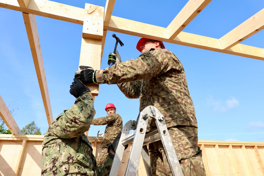 U.S. and Latvian Forces Expand Camp Capability in Skrunda - BALTOPS25