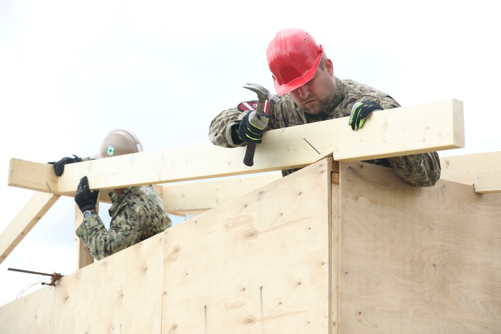U.S. and Latvian Forces Expand Camp Capability in Skrunda - BALTOPS25