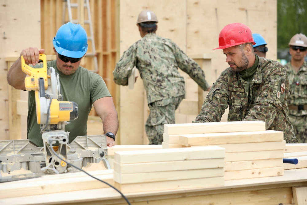 U.S. and Latvian Forces Expand Camp Capability in Skrunda - BALTOPS25