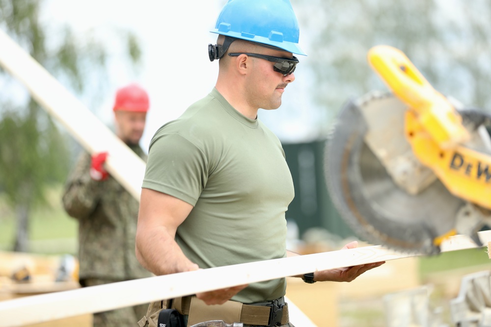 U.S. and Latvian Forces Expand Camp Capability in Skrunda - BALTOPS25